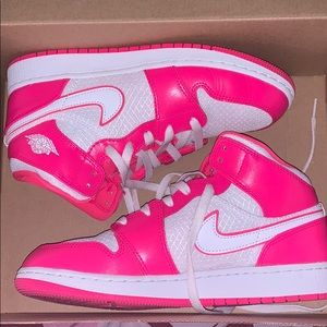 Hot Pink Nike Air Jordan 1 Mid